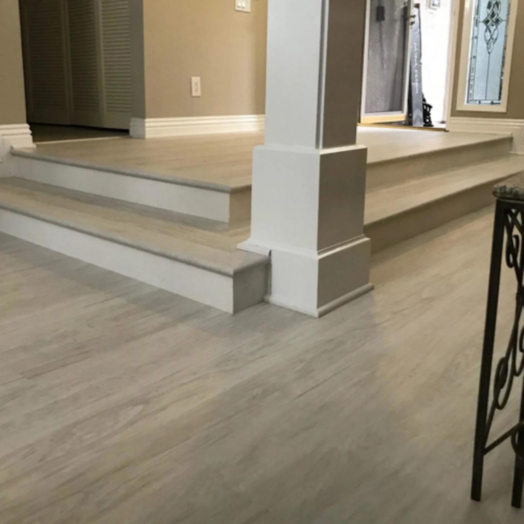 luxury vinyl plank installation