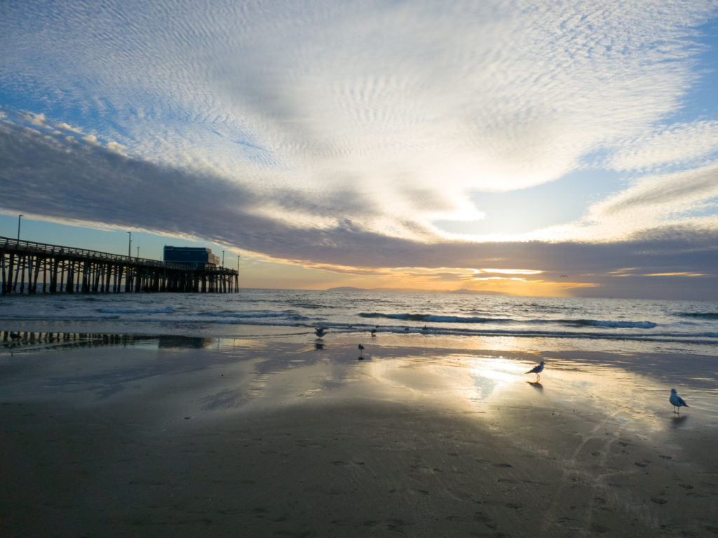 Sunset at Newport Beach