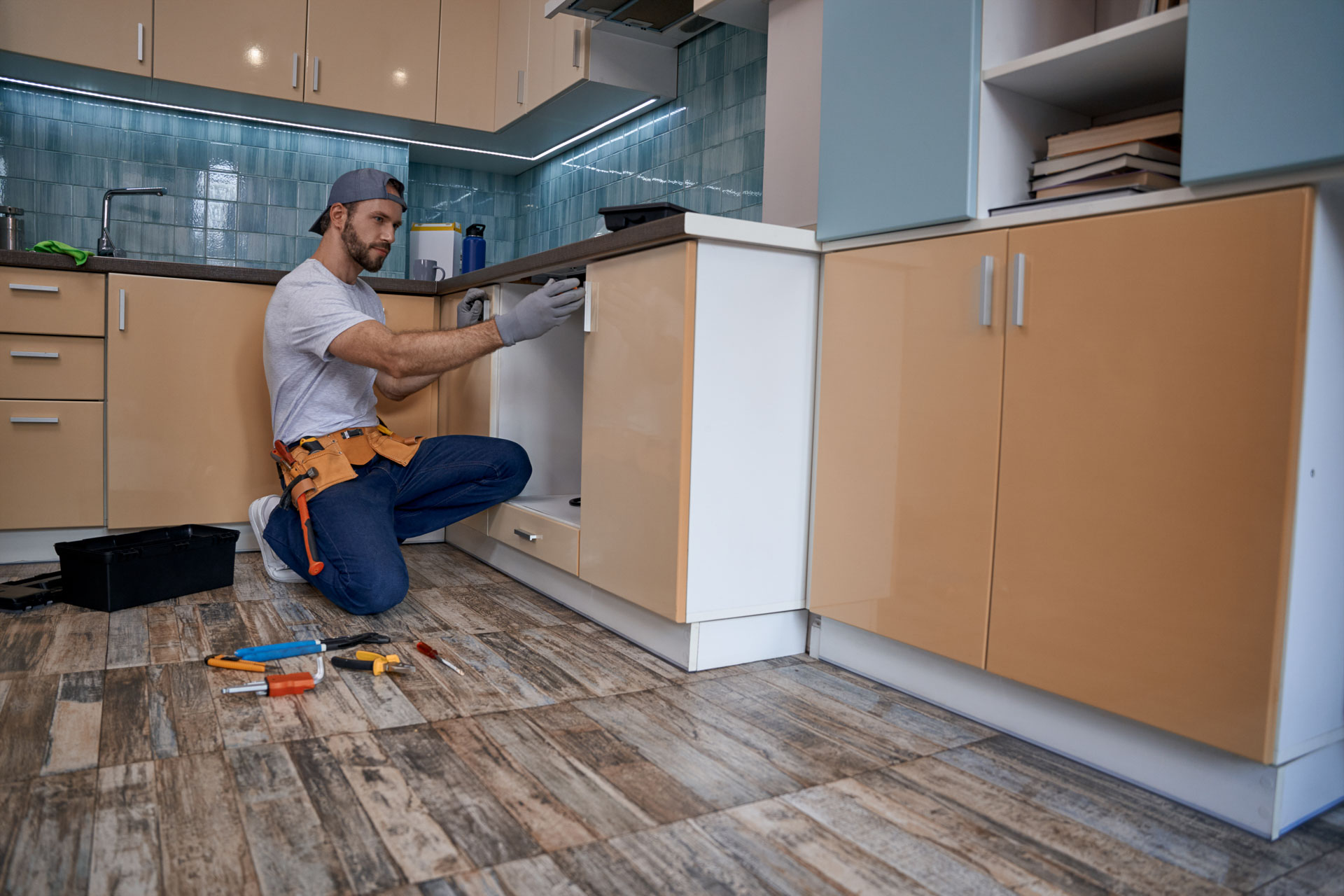 Kitchen remodel flooring