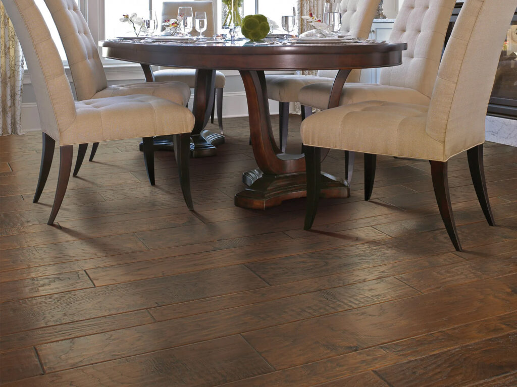 Saddleback Carpet & Flooring installs hardwood flooring