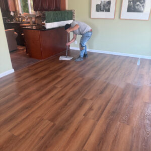 Laminate Installation Product is Gemcore Seaside color Myrtle
