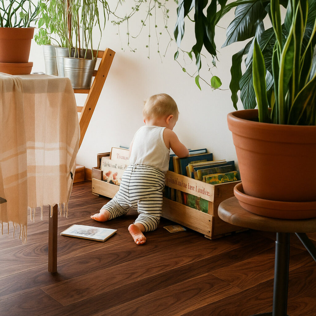 Milky Way Select Collection hardwood flooring installation color: Helios.